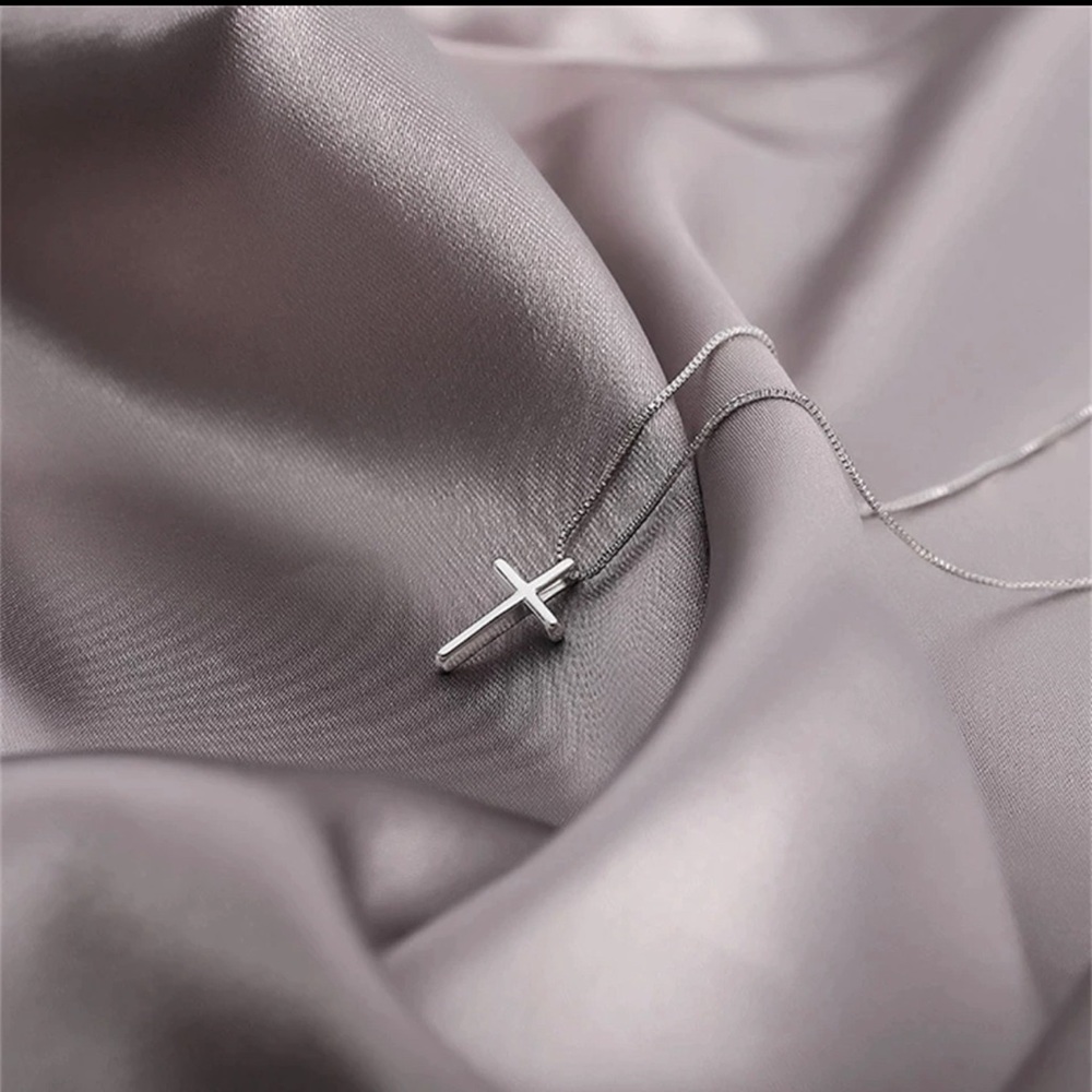 Stainless Steel Necklace Crucifix Pendant